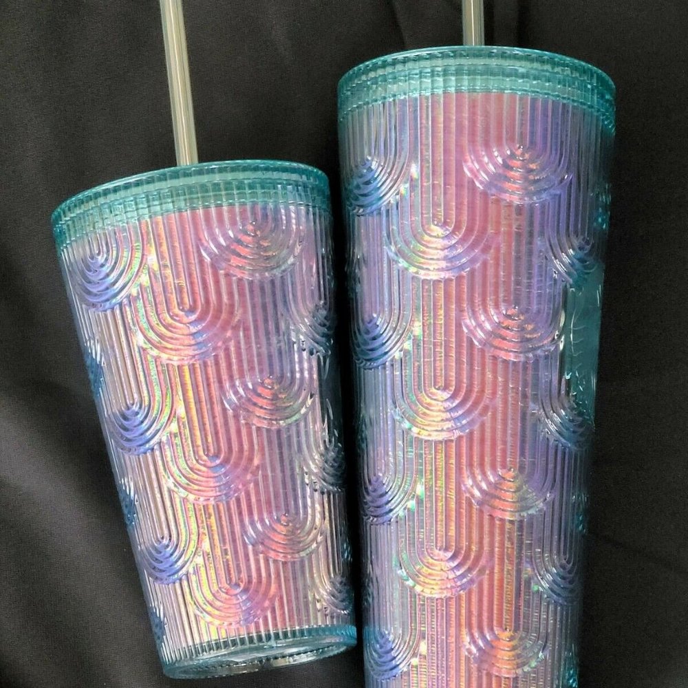 2022 Starbucks Mermaid Scale Pattern |Iridescent | Venti & Grande Tumbler |